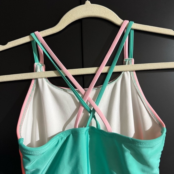 Girls | Unicorns | Size Large 10/12 | One-Piece Swimsuit - Picture 3 of 6